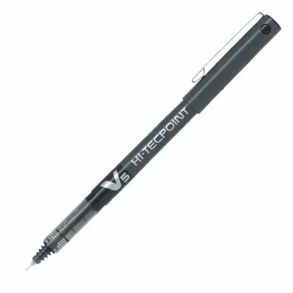 PILOT HI-TECPOINT V5 Pen 0.5mm Black (12 pcs/box), 2 image