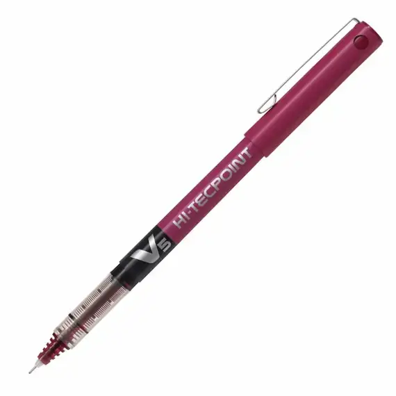 PILOT HI-TECPOINT V5 Pen 0.5mm Dark Red (12 pcs/box), 2 image