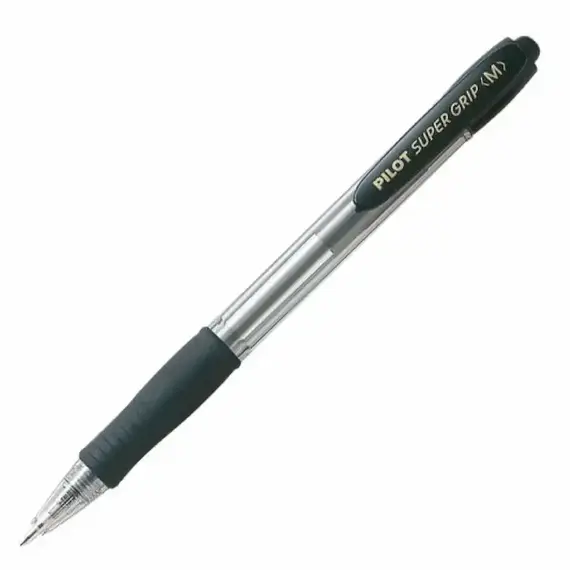 PILOT Super Grip B.Point Pen 1mm Black (12 pcs/box), 2 image