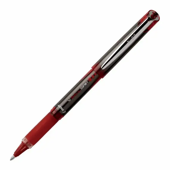 PILOT V Ball Grip 10 Pen 1mm Red (12 pcs/box)