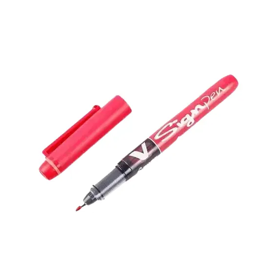 Pilot V Sign Pen (12 pcs / Box) Red, 2 image