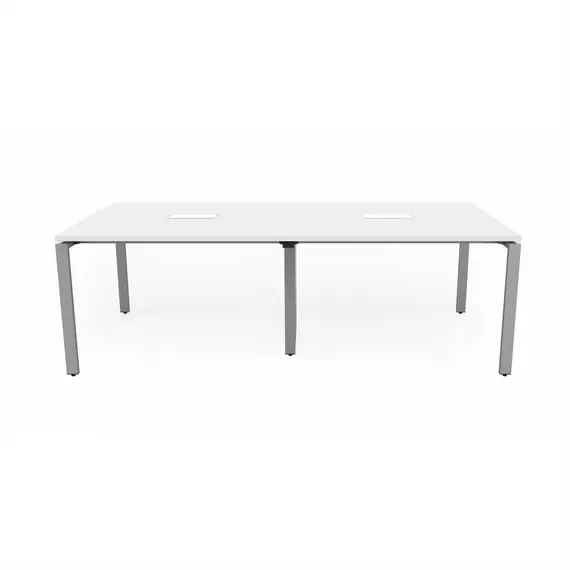 Conference Table Rectangular White 240cm