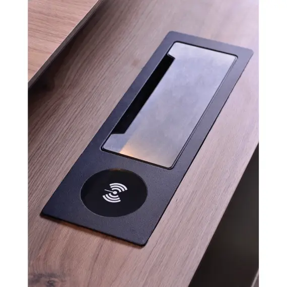 طقم مكتبي سمارت - رمادي وبني فاتح | 3 قطع (TLLL-DS007)