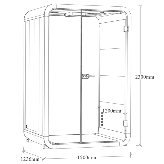 ساوند بوكس حلول عزل الصوت - مقاس متوسط