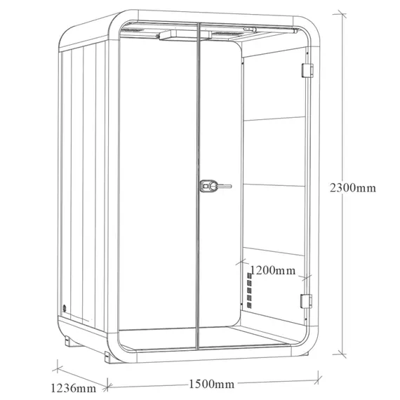 ساوند بوكس حلول عزل الصوت - مقاس متوسط