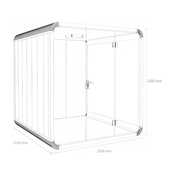 ساوند بوكس حلول عزل الصوت - مقاس كبير جدا