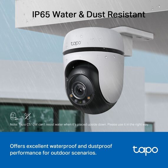 Tapo Outdoor Pan/Tilt Security Wi Fi Camera –  C510W