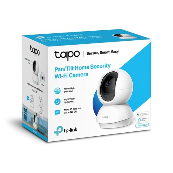 TAPO Pan/Tilt Home Security Wi-Fi Camera – (C200)