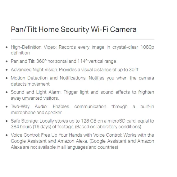 TAPO Pan/Tilt Home Security Wi-Fi Camera – (C200), 4 image
