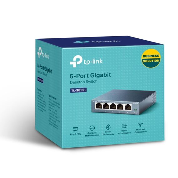 محول سطح المكتب TP-Link بـ 8 منافذ بسرعة 10/100 ميجابت (TL-SF1008D)