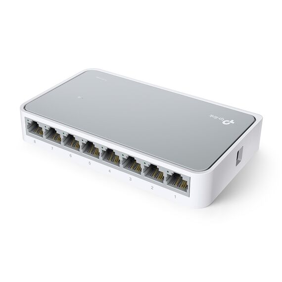 محول سطح المكتب TP-Link بـ 8 منافذ بسرعة 10/100 ميجابت (TL-SF1008D)
