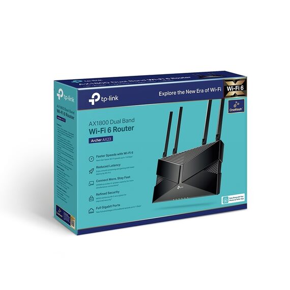 TP-Link Router AX1800 Dual Band Wi-Fi 6 (ARCHER AX23) TP-Link Router AX1800 Dual Band Wi-Fi 6 (ARCHER AX23)