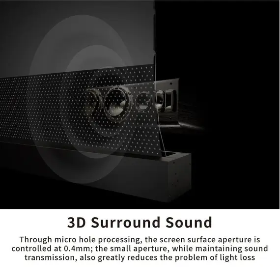 MG Motorized Tension Floor Rising UST ALR Perforated Projector screen 120-inch Grey MG Motorized Tension Floor Rising UST ALR Perforated Projector screen 120-inch Grey