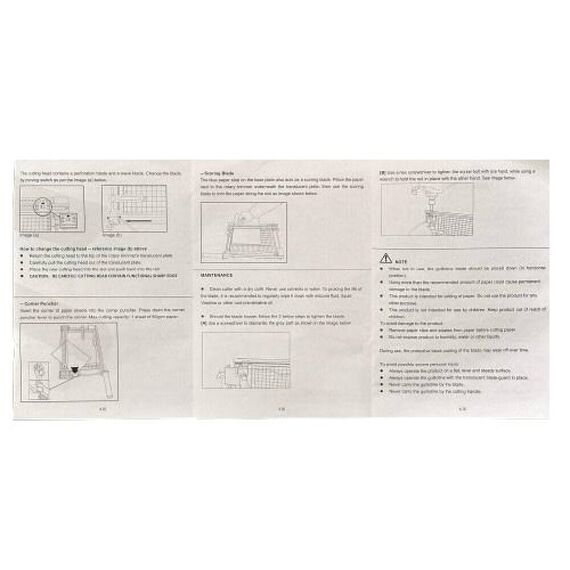 قطاعة ورق حديد شديدة التحمل  5×1 مقاس A4 سمبا