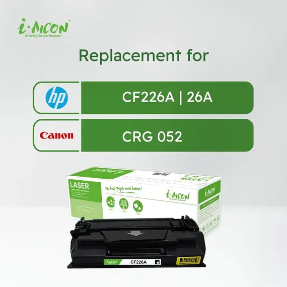 ​i-Aicon Compatible Laser Toner Black (HP CF226A|26A / Canon 052)