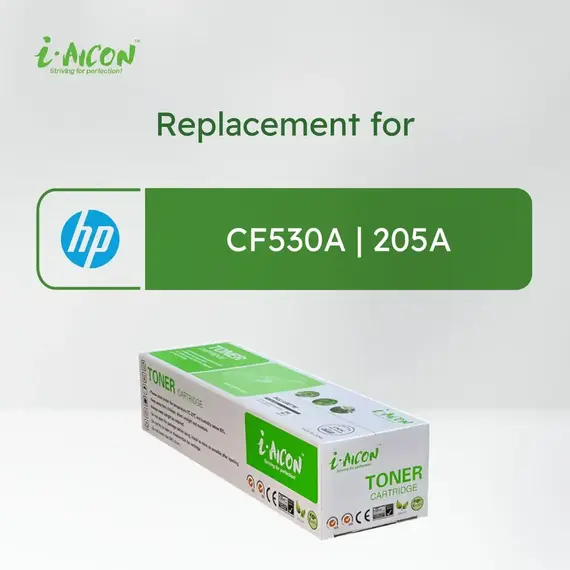 ​i-Aicon Compatible Laser Toner Black (HP CF530A|205A)