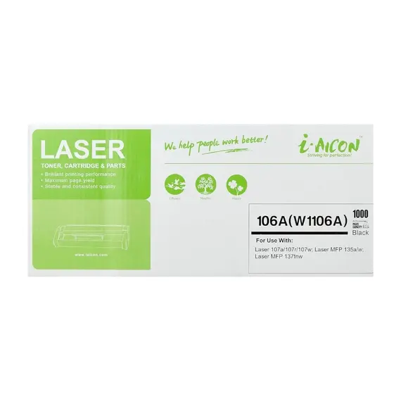 ​i-Aicon Compatible Laser Toner Black (HP W1106A|106A)