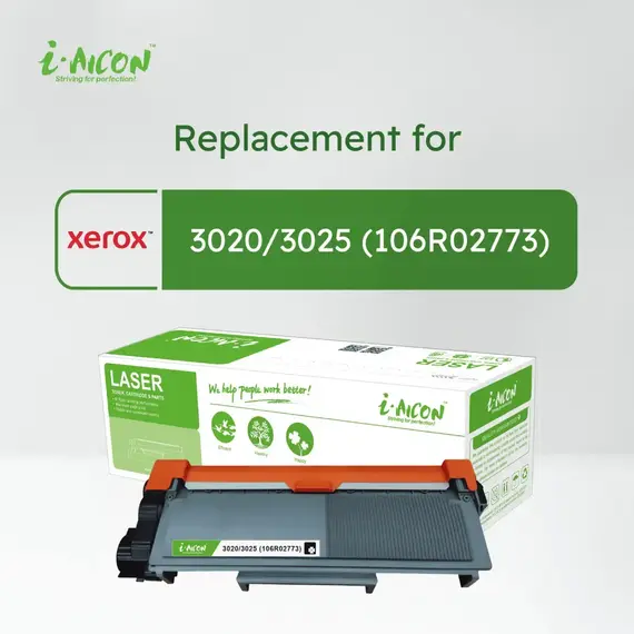 ​i-Aicon Compatible Laser Toner Black XEROX 3020 | 3025 (106R02773)
