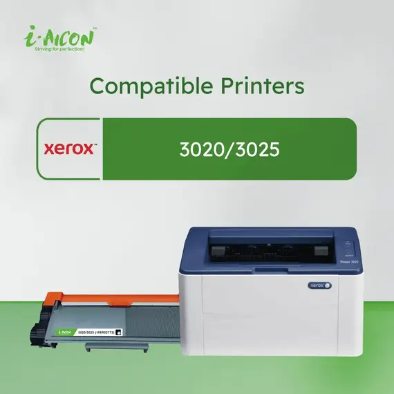 اي-ايكون حبر ليزر أسود متوافق مع XEROX 3020 | 3025 (106R02773)