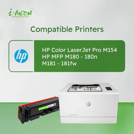 ​i-Aicon Compatible Laser Toner Magenta (HP CF533A|205A)