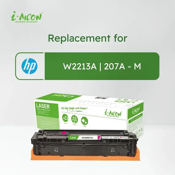 ​i-Aicon Compatible Laser Toner Magenta (HP W2213A|207A)
