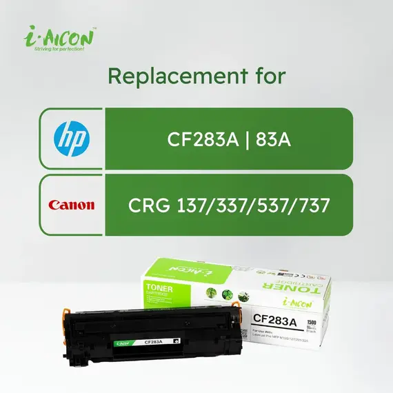 اي-ايكون حبر ليزر أسود متوافق مع (HP CF283A|83A / Canon 137/337/537/737) اي-ايكون حبر ليزر أسود متوافق مع (HP CF283A|83A / Canon 137/337/537/737)