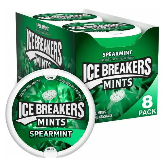 ICE BREAKERS MINTS SPEARMINT 8x42GM