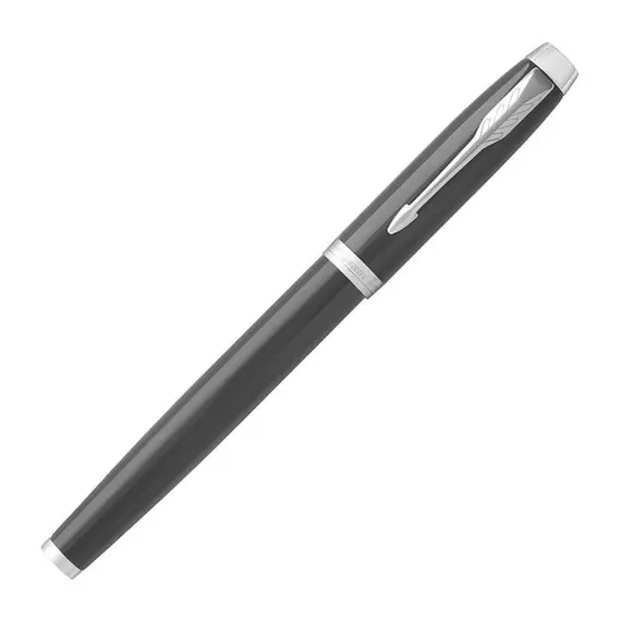 PARKER IM Medium Fountain Pen Black Lacquer Chrome Trim, 3 image
