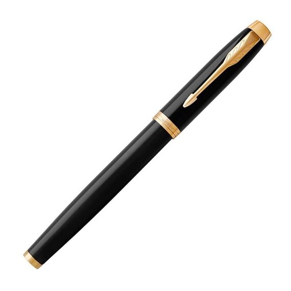 PARKER IM Medium Fountain Pen Black with Gold Trim