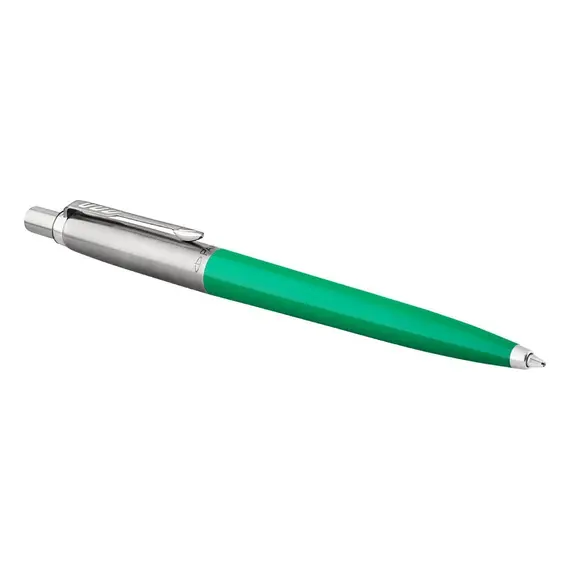 PARKER Jotter Ballpoint Pen Green Chrome Trim, 2 image