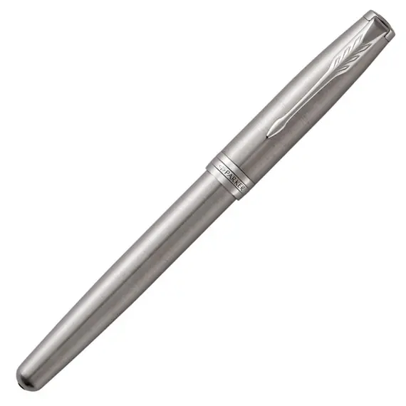 PARKER Sonnet Medium Fountain Pen Stainless Steel Palladium Trim, 3 image