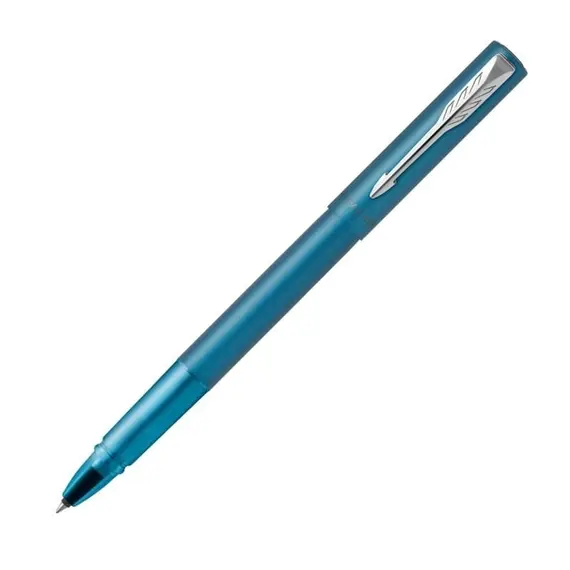 PARKER Vector XL Rollerball Pen Blue Chrome Trim, 2 image