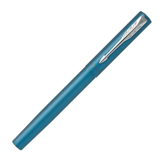 PARKER Vector XL Rollerball Pen Blue Chrome Trim, 3 image