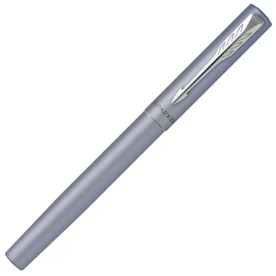 PARKER Vector XL Rollerball Pen Blue Grey Chrome Trim, 3 image