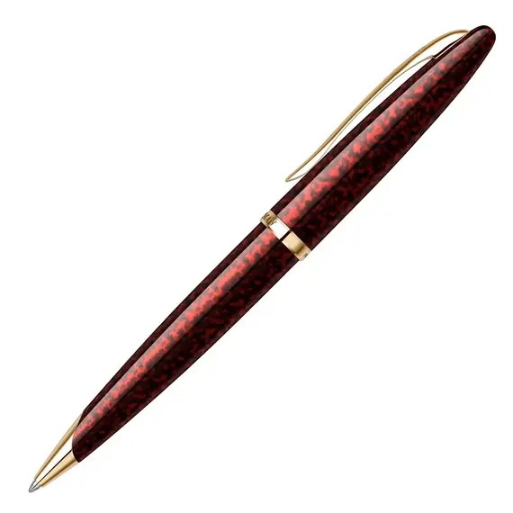 WATERMAN Carene Ballpoint Pen Marine Amber Gold Trim