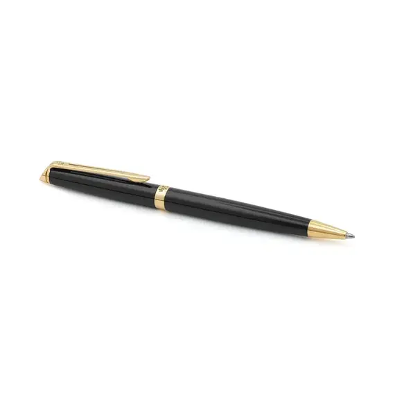 WATERMAN Hemisphere Ballpoint Pen Matte Black Gold Trim, 2 image
