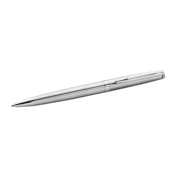 WATERMAN Hemisphere Ballpoint Pen Stainless Steel Chrome Trim, 2 image