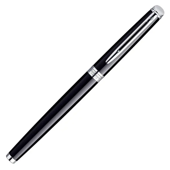 WATERMAN Hemisphere Rollerball Pen Black Chrome Trim, 2 image