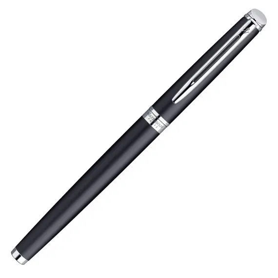 WATERMAN Hemisphere Rollerball Pen Matte Black Chrome Trim, 2 image