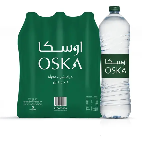 مياه اوسكا 1.5 لتر (1  ربطة × 6 عبوة)
