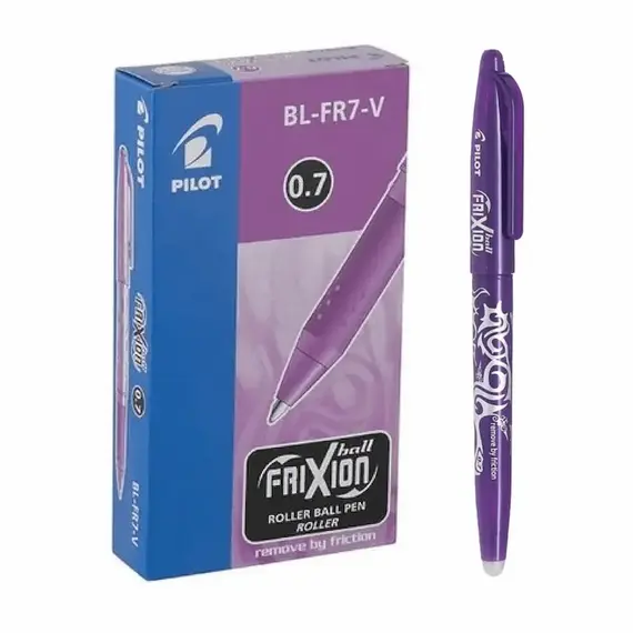 PILOT Frixion Pen Erasable 0.7mm Violet (12 pcs/box)