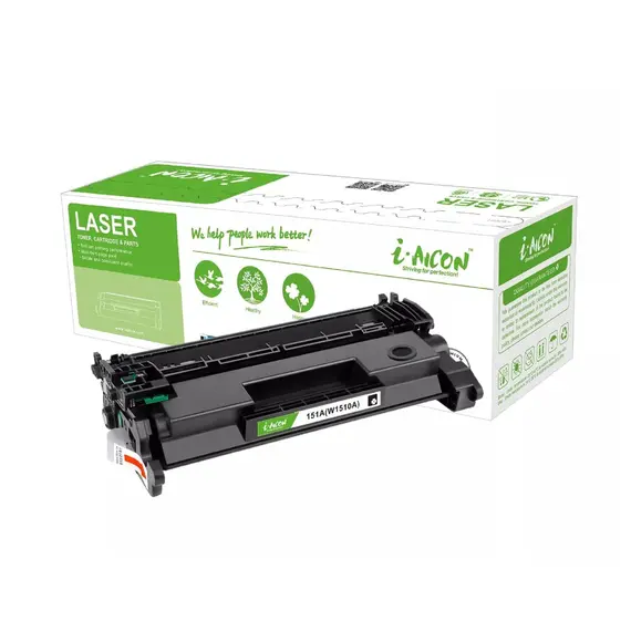 اي-ايكون حبر ليزر أسود متوافق مع (W1510A|151A)