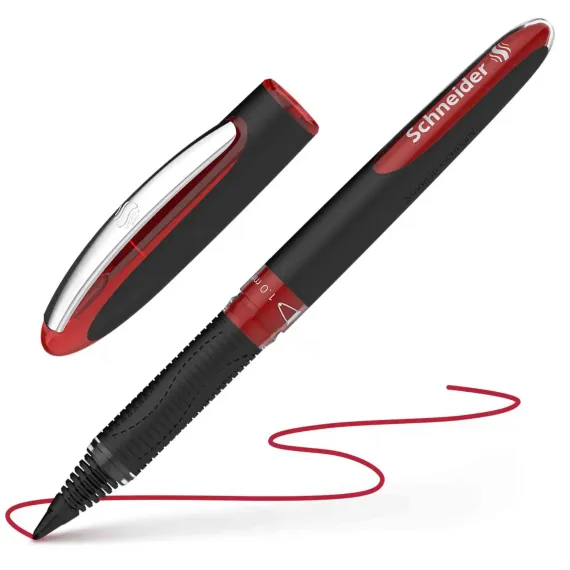 SCHNEIDER One Sign Rollerball Pen 1.0mm Red (10 pcs/box)