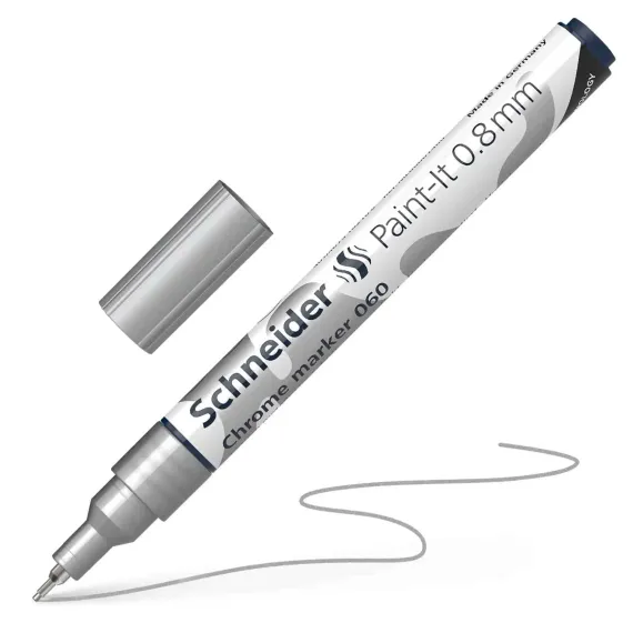شنايدر بينت-إت 060 كروم ماركر 0.8mm كروم معدنى  (10 حبة/علبة)