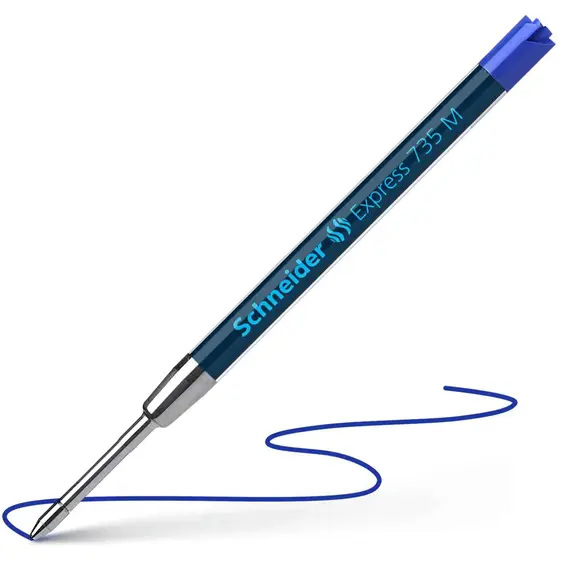 SCHNEIDER Refill 735 Ballpoint Pen Medium Blue (10 pcs/box)