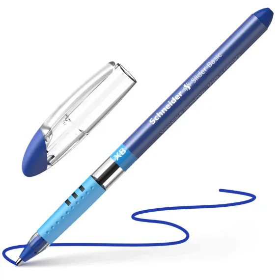 SCHNEIDER Slider Basic Ballpoint Pen XB Blue (10 pcs/box)