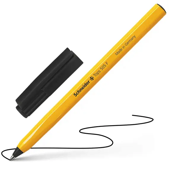 SCHNEIDER Stick Tops 505 Ballpoint Pen Fine Black (50 pcs/box)