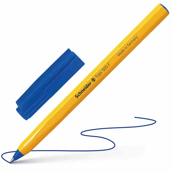 SCHNEIDER Stick Tops 505 Ballpoint Pen Fine Blue (50 pcs/box)