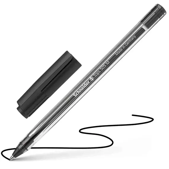 SCHNEIDER Stick Tops 505 Ballpoint Pen Medium Black (10 pcs/box)