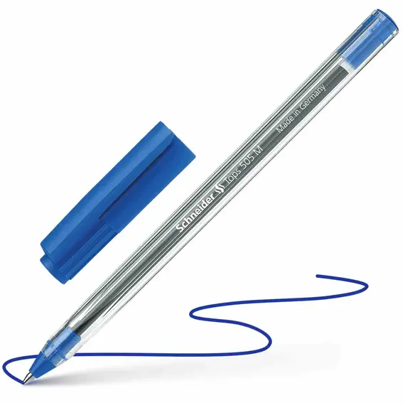 SCHNEIDER Stick Tops 505 Ballpoint Pen Medium Blue (50 pcs/box)